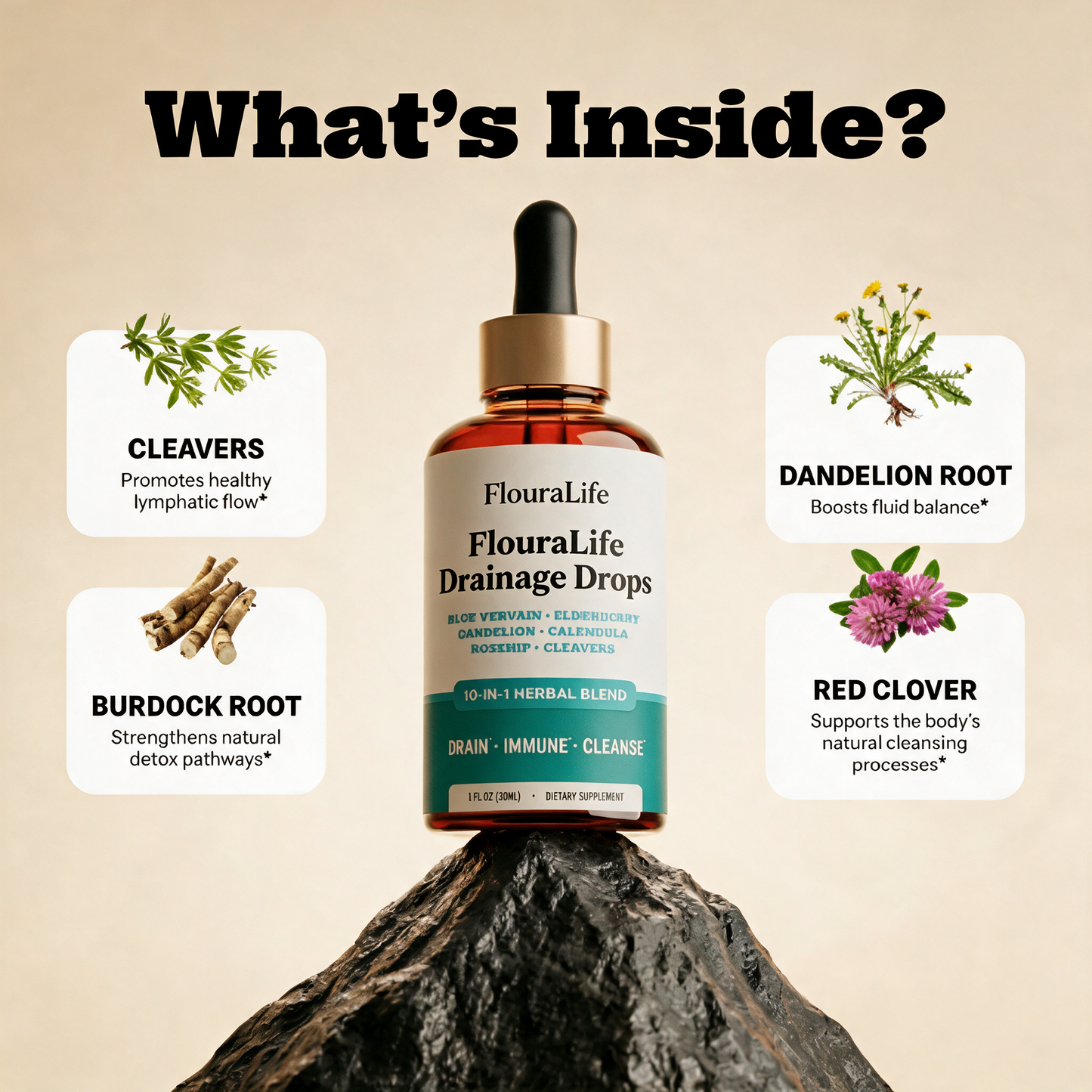 FlouraLife Drainage drops